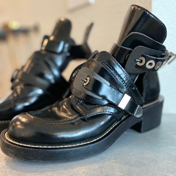 Balenciaga Ceinture Cut Out Creeper Ankle boots - Picture 11 of 16